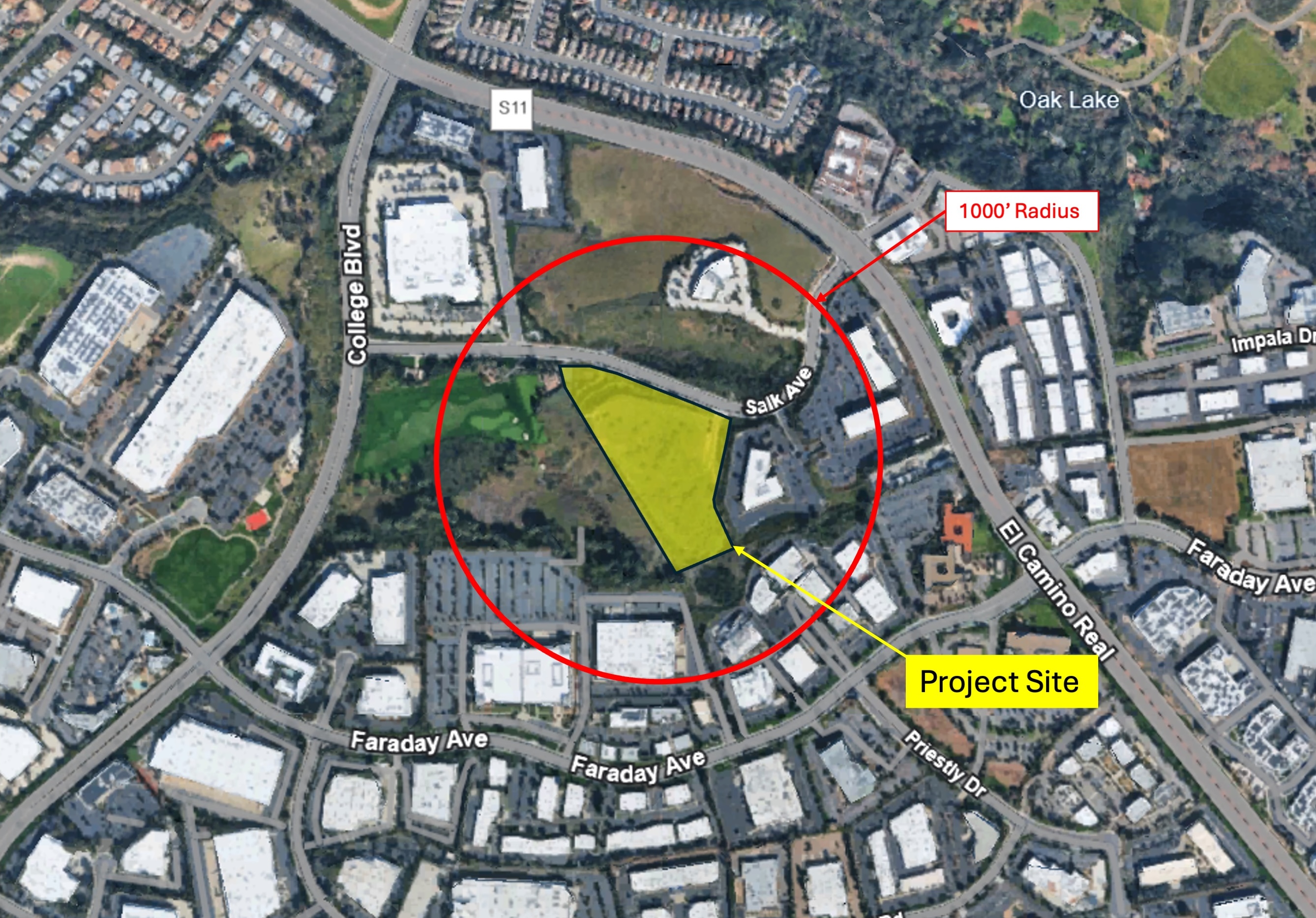 Location & Timeline radius map