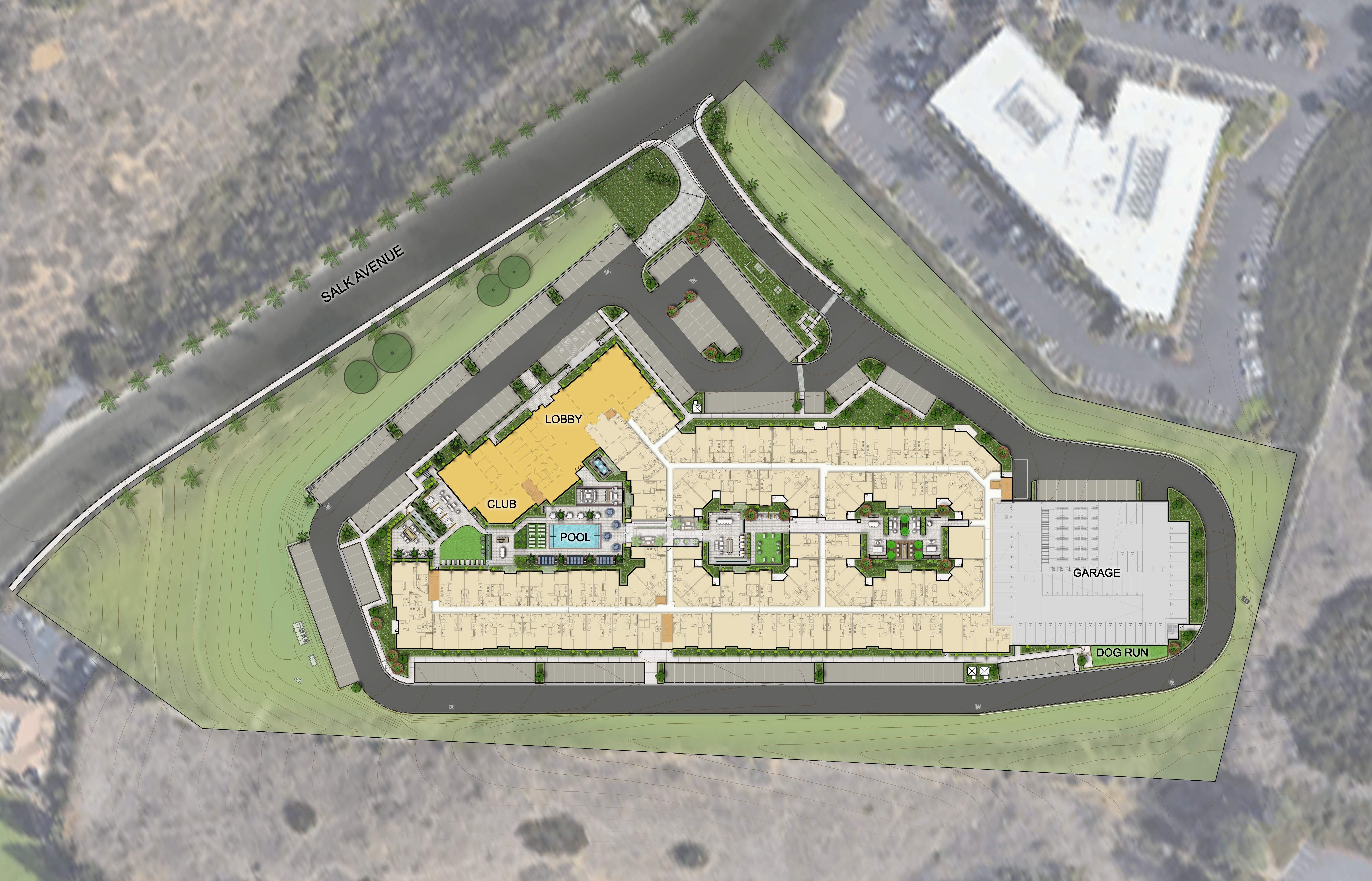 Community site plan diagram